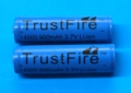 TrustFire Protected 3.7V 900mAh 14500 Lithium Battery (2-Pack)