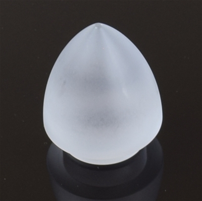 Bullet Shaped Clear shouldered 7/8" thick walled blade tip with reflective disc