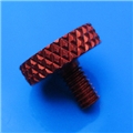 8-32 x .3" red thumb screw