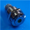 DPDT Momentary green illuminated switch