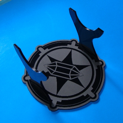 Smoke acrylic saber stand