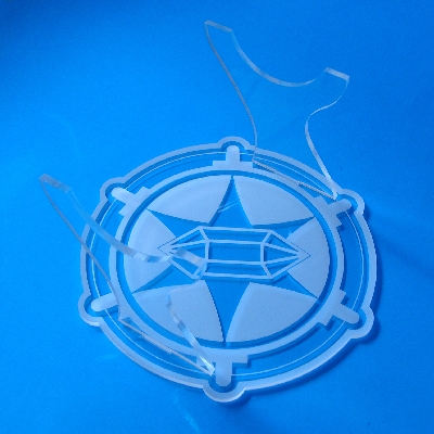 Clear acrylic saber stand