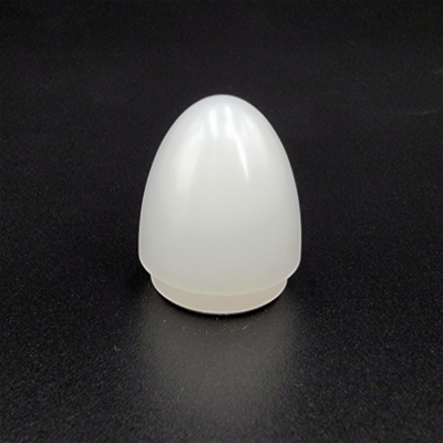 Parabolic Shaped White shouldered 7/8" thin walled blade tip with reflective disc