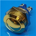 16mm Anti Vandal Momentary Gold Plated Switch