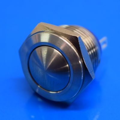 16mm Anti Vandal Momentary Stainless Switch