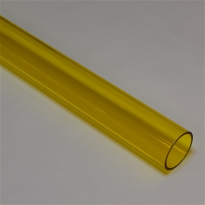 1" Thin walled Trans Yellow PolyC 40" long