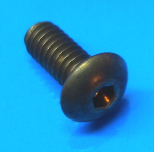 8-32 x 3/8" Brass button head screw 