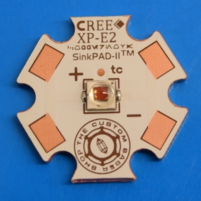 Deep Red Cree XP-E2 CopperNova