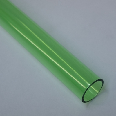 1" Thin walled Trans Green PolyC 40" long