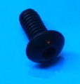 8-32 x 3/8" black button head screw 