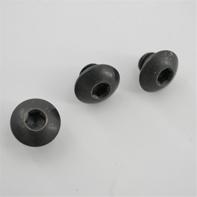 8-32 x 1/8" black button head screw 