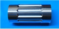 3" Fluted double female threaded connector