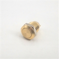 12mm Anti Vandal Momentary Natural Brass Switch