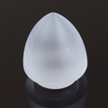 Bullet Shaped Clear shouldered 7/8" thick walled blade tip with reflective disc