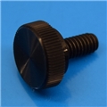 8-32 x 3/8" Black Acetal thumb screw