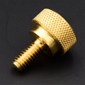 8-32 x 3/8" Brass thumb screw 