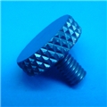 8-32 x .3" blue thumb screw