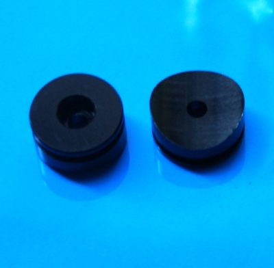 Black machined button for Covertec clip