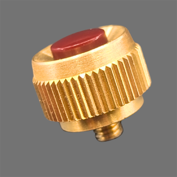 Brass Graflex Red Button Replica Thumbscrew