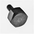 8-32 x 1/2" Hex thumb screw- Black