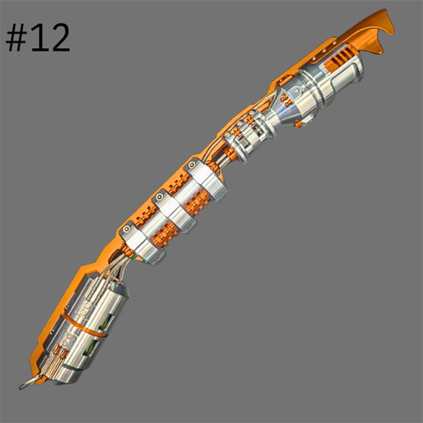Green Mamba #12 - Silver and Orange Copper