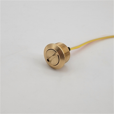 12mm KR Brass Duo Tactile Switch w/6" Leads