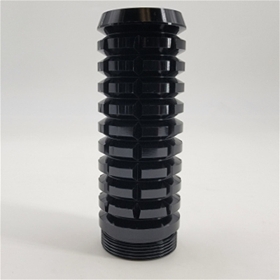 MTN ribbed extension v-grooved Anodized Black