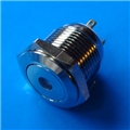 16mm Anti Vandal Momentary Blue Dot Switch