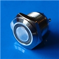16mm Anti Vandal Momentary Red Ring Switch
