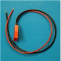 JST Female connector 24AWG Red/Black