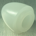 1" Thick walled Trans White parabolic Pixel blade tip