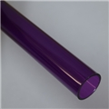 1" Thin walled Trans Purple PolyC 40" long