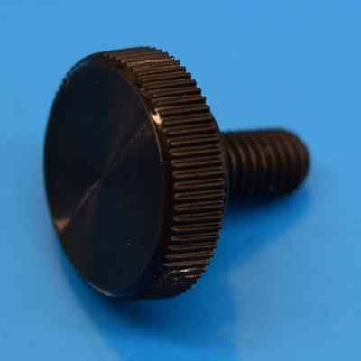 10-32 x 3/8&quot; Black Acetal thumb screw