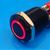 12mm Anti Vandal Momentary Red Ring Switch