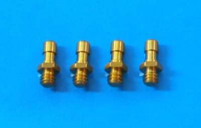 Set of 4 short Graflex style electrical pins 