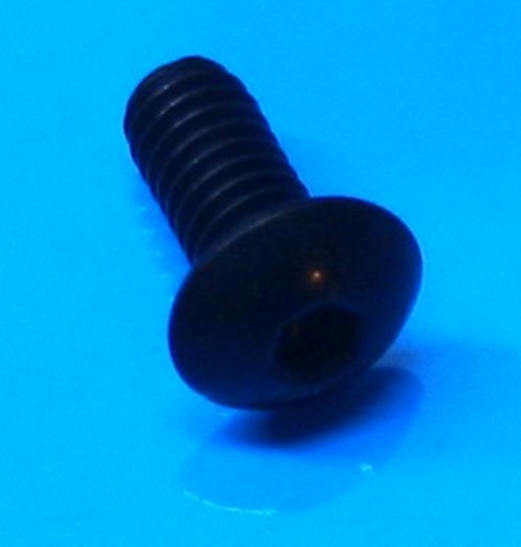 8-32 x 1/4&quot; black button head screw 