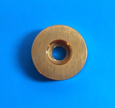 Brass machined button for covertec clip