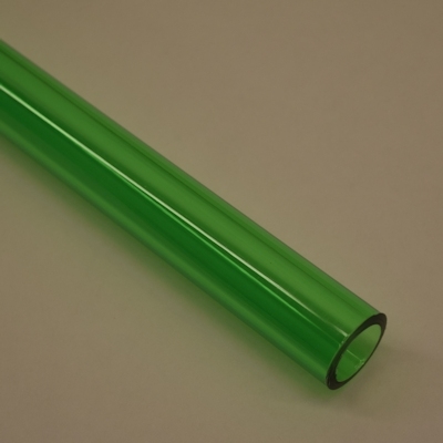 1&quot; Thick walled Trans Green PolyC 40&quot; long