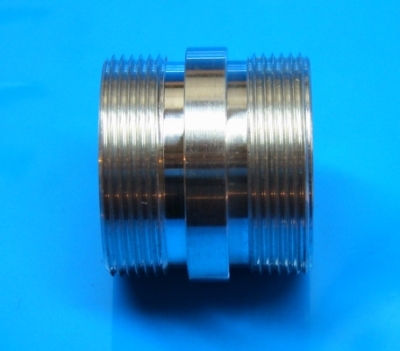 Double ended male threaded connector style 1