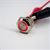 12mm Anti Vandal Short Profile Momentary Red Ring Switch (Nickel)