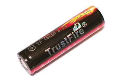 Canadian TrustFire Protected 3.7V 2400mAh 18650 Lithium Battery (2-pack)