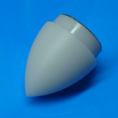 Bullet Shaped White shouldered 7/8&quot; thin walled blade tip with reflective disc