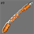Green Mamba #9 - Orange Copper and Silver