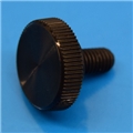 10-32 x 3/8" Black Acetal thumb screw