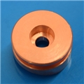 Copper machined button for covertec clip